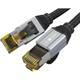 Патч-корд Choseal QS567A Cat 6a 10 Гбіт/с мідь 15 м Чорний (QS567AT15) - зображення 3