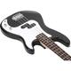 Minsine FD Bass/чорний Класичний чотириструнний електричний бас для початківців, бас початкового рівня - зображення 1