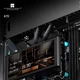 Чорний корпус Thermalright A70, прихований дизайн трубок водяного охолодження, панорамний огляд з трьох боків, підтримка великого простору ATX, великі отвори для сітчастого радіатора - изображение 5