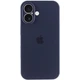 Чохол Silicone Premium case з захистом камери для iPhone 17 Full Camera Protective dark blue 6030 - изображение 5