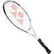 Тенісна ракетка YONEX, тренувальна модель ELITE для початківців, біла та світло-блакитна, з попередньо натягнутими струнами й обмоткою ручки, інструмент для тренувань із тенісу. - зображення 1