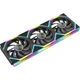 Jingpinlu Star Journey Building Blocks S2 Fan Triple Pack Black Straight Blade 12cm Infinite Дзеркало Підтримує RGB Синхронізацію ШІМ Контроль швидкості Модульний корпус Вентилятор ARGB Настільний комп'ютер Star Chain V2 - зображення 3