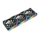 Jingpinlu Star Journey Building Blocks S2 Fan Triple Pack Black Straight Blade 12cm Infinite Дзеркало Підтримує RGB Синхронізацію ШІМ Контроль швидкості Модульний корпус Вентилятор ARGB Настільний комп'ютер Star Chain V2 - зображення 4