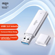 USB-флеш-накопитель Aigo 128 ГБ USB 3.2 U320 для бизнеса, серебристый металлический корпус, светодиодный индикатор. - изображение 5