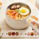 Электрическая кастрюля Midea, маленькая электрическая плита из нержавеющей стали с покрытием 0, многофункциональная кастрюля для общежития, 1,6 л, встроенная мини-кастрюля для приготовления лапши быстрого приготовления XZC2017G. - изображение 9