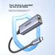 Сетевой адаптер Ugreen 50737 / USB Type-C / Gigabit Ethernet / Gold - изображение 7
