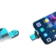 Флеш-накопитель Aigo 32 ГБ Type-C USB 3.2 Dual-Interface U358, серебристый металлик, мини-версия, подключается напрямую к телефонам и компьютерам, многофункциональная флешка, компактный и симпатичный дизайн, идеально подходит для студентов. - изображение 2