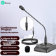 Микрофон Soaiy SA-H5 для инженерных лекций и конференций, конденсаторный микрофон, микрофон для систем оповещения, проводной, на гибкой стойке, для обучения, настольного компьютера, онлайн-курсов, игр, голосового чата, версия 6,5/6,35 дюймов. - изображение 4