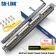 Патч-панель SK-LINK 19" 1U 24 порта Cat 6 UTP с организатором (SK-P6-24) - изображение 4