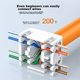 Модуль SAMZHE Keystone RJ-45 STP Cat 7 безинструментальный Серый (SZ-MBT06) - изображение 8