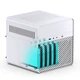 Корпус JONSBO N2 из белого алюминия для NAS-сервера (поддерживает форм-фактор ITX, расположение блока питания SFX, компоновку отсеков, 5+1 отсеков для жестких дисков, включает 12-сантиметровый вентилятор). - изображение 5
