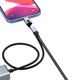 ULT-Unite адаптер Apple для Ethernet 100 Мбіт/с, перетворювач мережевого порту Lightning на RJ45, двопортовий зарядний пристрій для iPhone, планшета iPad Pro, мережевий кабель-адаптер, 0,5 метра - изображение 3