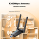 Беспроводной сетевой адаптер BIAZE USB, версия без драйверов, двухдиапазонный 5G Gigabit 1300 Мбит/с, внешний портативный Wi-Fi приемник и передатчик с двумя антеннами для ноутбуков и настольных компьютеров, высокоэффективный, проникающий сквозь стены. - изображение 5