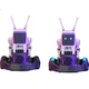 Зарядний пристрій GravaStar Dog Nitrogen 65W GaN + розетка для собаки Knight Black Set Настільна механічна розетка з трьома портами для швидкої зарядки, багатопортова, підходить для Apple, Huawei, Android, подарунок для хлопця - зображення 1