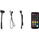 Ziyi ARGB Lighting Sync Hub, 5V 3-Pin Black (с пультом дистанционного управления/ШИМ-регулированием температуры/магнитным креплением), ZY-608 - зображення 3