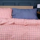 Простынь Ranforce Elite 17-0731 Pink & Gray Plaid 200*220 - изображение 2