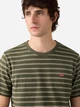 Футболка бавовняна довга чоловіча Levi`s Ss Original Hm Tee Max Stripe 56605-0314 XL Хакі (5401235287467) - зображення 2