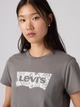 Koszulka damska bawełniana Levi`s The Perfect Tee Juliana Bw Fill 17369-3576 S Szara (5401235147945) - obraz 4