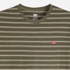 Футболка бавовняна довга чоловіча Levi`s Ss Original Hm Tee Max Stripe 56605-0314 M Хакі (5401235157029) - зображення 3