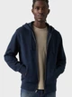 Толстовка на блискавці чоловіча Levi`s The Original Hm Zip Up 34584-0048 XL Темно-синя (5401235224509) - зображення 1