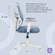 Детское кресло Qlab Kids Edition KC327BL Gray/Blue - изображение 12