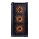 Корпус для комп'ютера Wanjia Accordion Black, малий корпус для настільного комп'ютера Matx, скляна бічна панель, підтримує водяне охолодження 240 В, організатор кабелів, USB 3.0, окремий відсік для блока живлення, пилонепроникний та легкий в очищенні - зображення 3