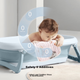 Нагрудник EMXEE Baby Drool, рушник для новонароджених з чистої бавовни з м'якої марлі квадратного розміру, ультрам'який рушник для обличчя дитини, дитячий рушник, 4 шт. - изображение 9