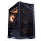 Корпус для комп'ютера Wanjia Accordion Black, малий корпус для настільного комп'ютера Matx, скляна бічна панель, підтримує водяне охолодження 240 В, організатор кабелів, USB 3.0, окремий відсік для блока живлення, пилонепроникний та легкий в очищенні - зображення 5