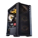 Корпус для комп'ютера Wanjia Accordion Black, малий корпус для настільного комп'ютера Matx, скляна бічна панель, підтримує водяне охолодження 240 В, організатор кабелів, USB 3.0, окремий відсік для блока живлення, пилонепроникний та легкий в очищенні - зображення 10