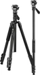 Штатив-монопод Fotopro A5i+MH-2A+SJ-85 с гидравлической головкой, регулируемый для беззеркальных цифровых камер и видеосъемки, цвет «перьевой серый». - изображение 1