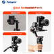 Вертикальная быстросъемная площадка Fotopro QAL-2L, штатив-стабилизатор для зеркальных фотокамер, гидравлическая шаровая головка, универсальная быстросъемная площадка для фотоаппаратов и фототехники. - изображение 4
