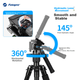 Штатив Fotopro MH-2D алюмінієвий з гідравлічною панорамною головкою - зображення 5