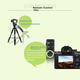 Штатив JJC, сумісний з камерами Sony A7r5/r4, A7m4/m3, A7s3, A9m3, A6400, FX3, модель VCT-VPR1, з пультом та кабелем затвора - зображення 4