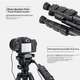 Штатив JJC, сумісний з камерами Sony A7r5/r4, A7m4/m3, A7s3, A9m3, A6400, FX3, модель VCT-VPR1, з пультом та кабелем затвора - зображення 5