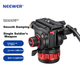 Головка штативная NEEWER GM006 гидравлическая с ручкой и площадкой Manfrotto 501/504PL, для зеркальных и беззеркальных камер - изображение 5