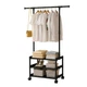 Вешалка напольная SINGLE-POLE SHOE RACK 107-2 с полками для обуви - изображение 2