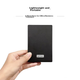 Портативний жорсткий диск Lenovo 2 ТБ, USB 3.0, 2,5-дюймовий, механічний жорсткий диск, високошвидкісна передача даних, стабільний та довговічний (F308 Classic), чорний колір для бізнесу - изображение 6