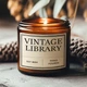 Ароматична свічка «Vintage Library» соєва 100 г - зображення 1