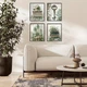 Постер «Vintage Botanical Library» «Зеленые книги и цветы» зеленый 30×40 см - изображение 5