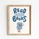 Постер «Read More Books» бумажный белый - изображение 1