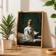 Постер «Девушка с книгой» на холсте 30×40 см - изображение 1
