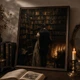 Постер «Library Romance» на холсте 30×40 см - изображение 3