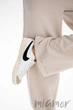 Штаны женские широкие с карманами утепленные Cotton Fleece German Volf 25141 XS Светло-бежевые - изображение 4