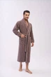 Халат Nusa 120116739 3XL Велюр Коричневий - изображение 5