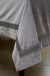 Скатертина Kayra 120114304 165×300 см Оксамит Сірий - изображение 3