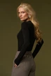 Женский лонгслив 3125 ТМ Triko Bakh 42-44 черный (3125_black_1) - изображение 7