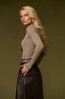 Женский лонгслив 3125 ТМ Triko Bakh 42-44 темный тауп (3125_dark taupe_1) - изображение 6