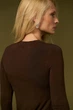 Женский лонгслив 3125 ТМ Triko Bakh 42-44 шоколад (3125_chocolate_1) - изображение 8
