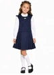 Сарафан школьный SUZIE МАДЛЕН мемори cotton 128 см синий - изображение 1