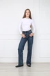 Джинси straight жіночі XL колір синій YUKI ЦБ-00295745 - зображення 1